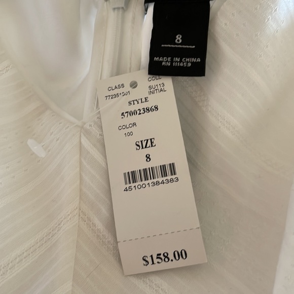 White House Black Market white dress. Size 8 - Picture 5 of 5